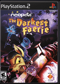 NeoPets the Darkest Faerie Playstation 2 US box art